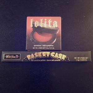 Kat Von D Basketcase liner and Lolita shadow